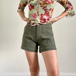 Alpine Design Green High Waisted Active Shorts